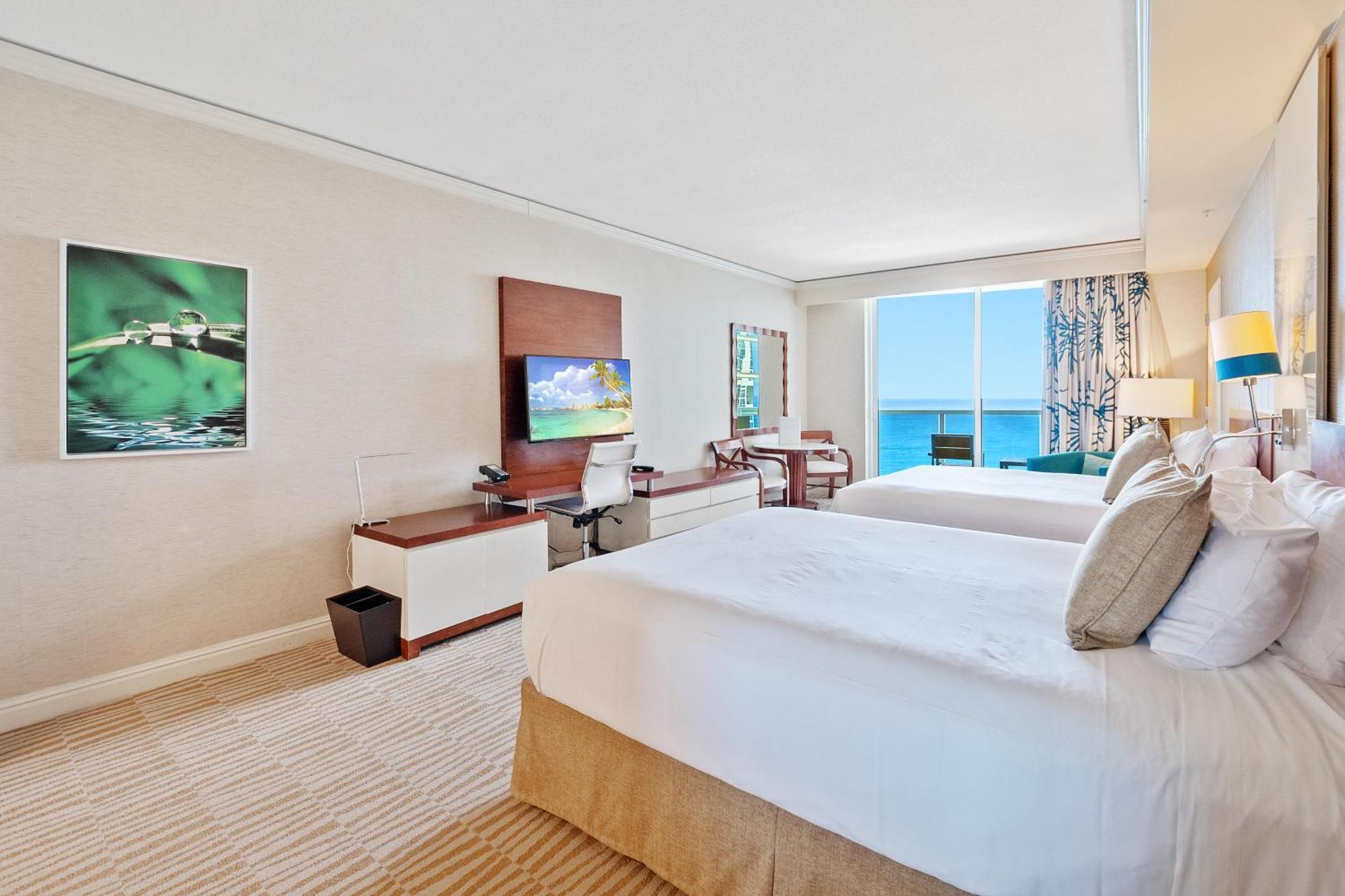 Trump International Deluxe 2 Queen Bed Ocean Front Sunny Isles Beach Exteriör bild