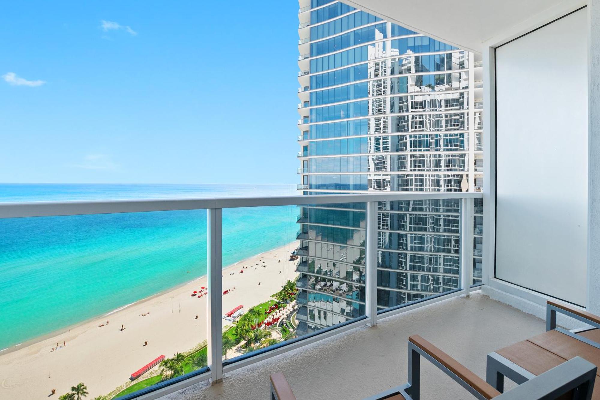 Trump International Deluxe 2 Queen Bed Ocean Front Sunny Isles Beach Exteriör bild