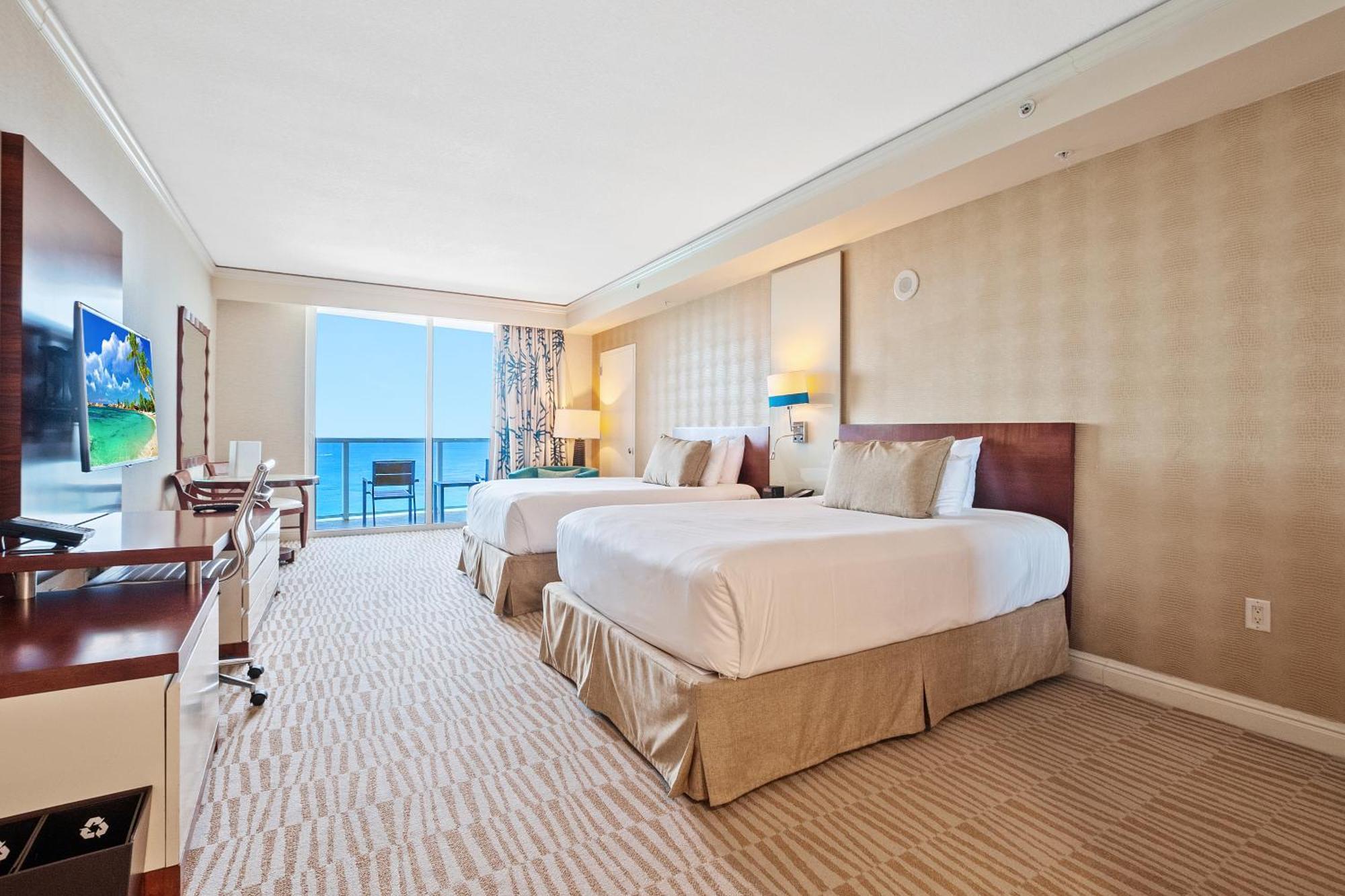 Trump International Deluxe 2 Queen Bed Ocean Front Sunny Isles Beach Exteriör bild